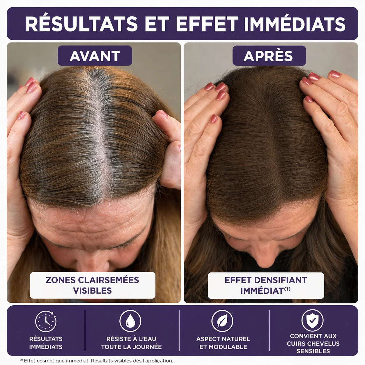 HairMagic+ Poudre Capillaire pour Racines