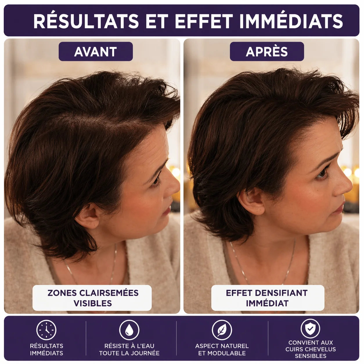 HairMagic+ Poudre Capillaire pour Racines
