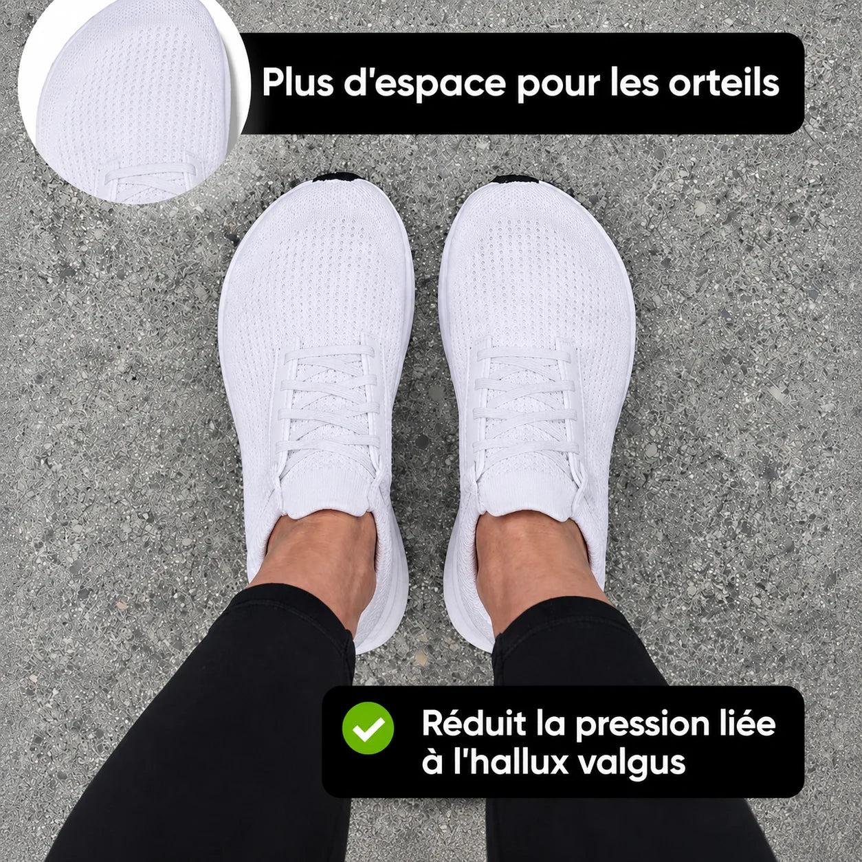 Kalensia™ – Conçues pour l'hallux valgus et les pieds sensibles
