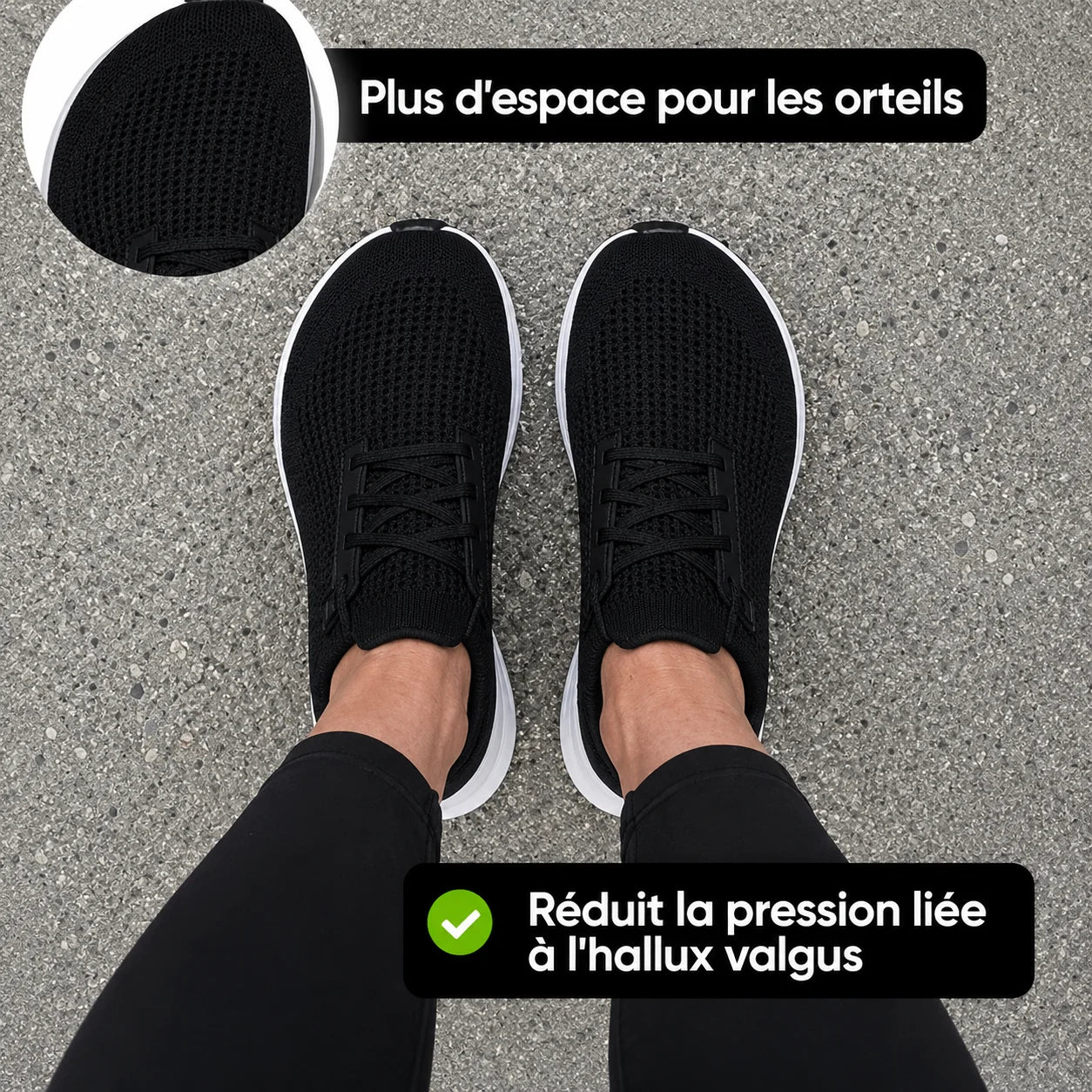 Kalensia™ – Conçues pour l'hallux valgus et les pieds sensibles