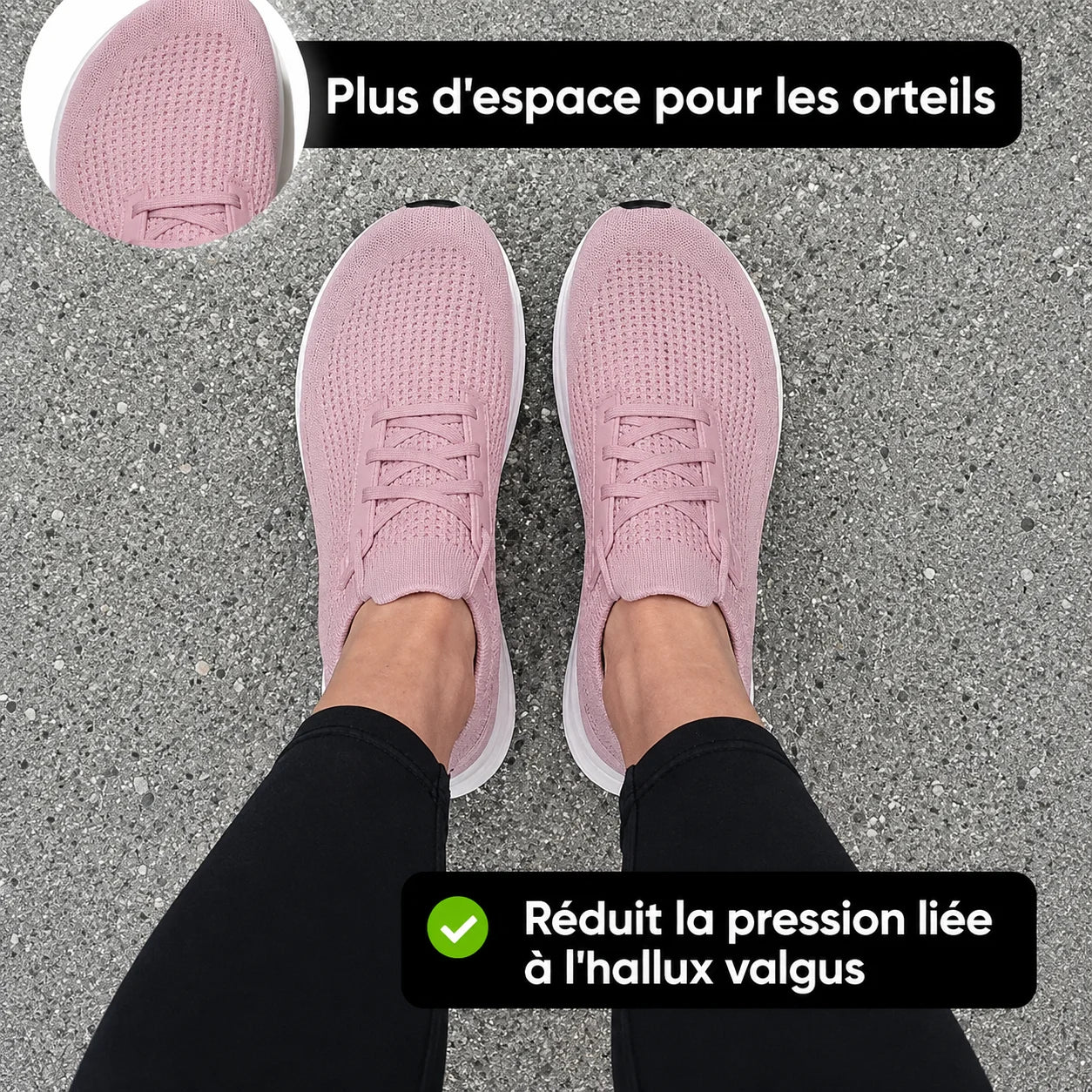 Kalensia™ – Conçues pour l'hallux valgus et les pieds sensibles