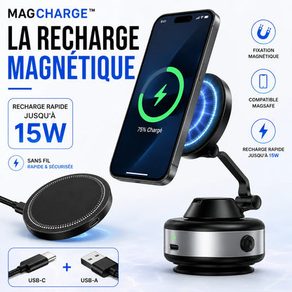MagCharge™ - Chargeur magnétique sans fil 15W pour MagGrip™