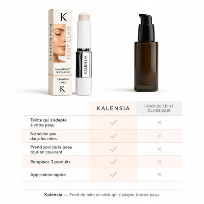 Kalensia - Fond de teint en stick qui s'adapte à votre teint